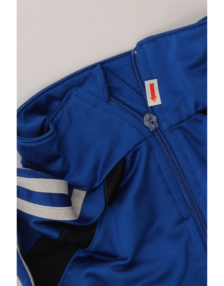 Jachetă de trening pentru băieți ADIDAS 15-16 ani, albastru, poliester
