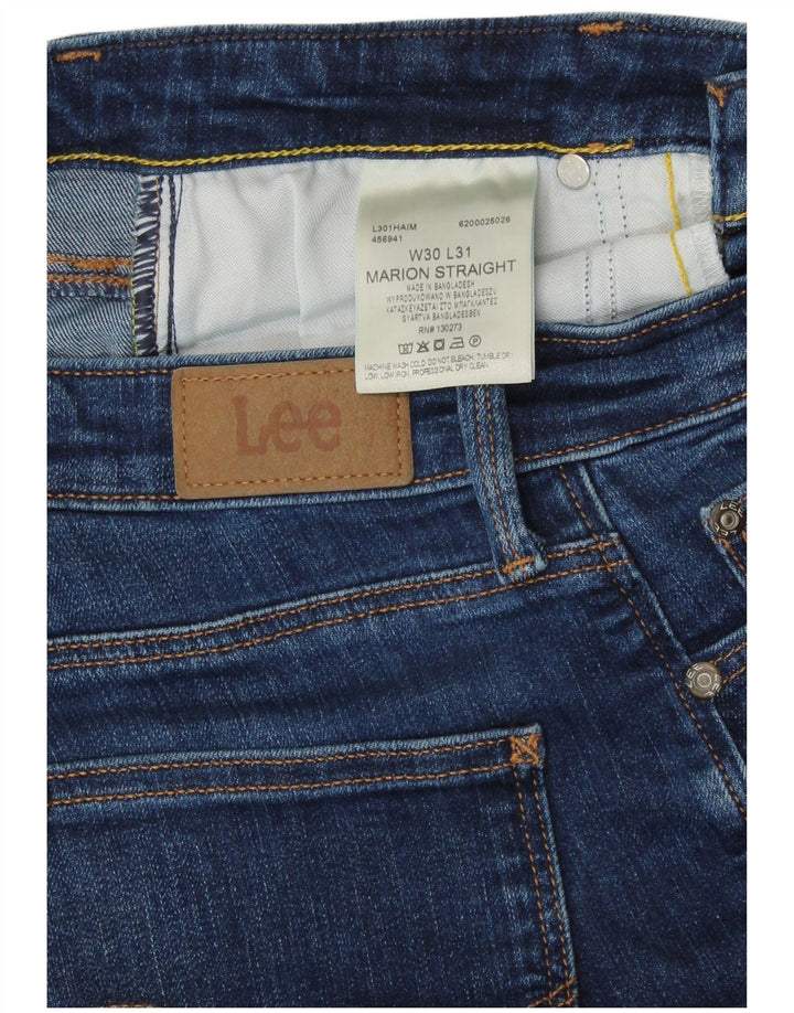 Blugi LEE Marion drepte pentru femei W30 L31 bumbac albastru