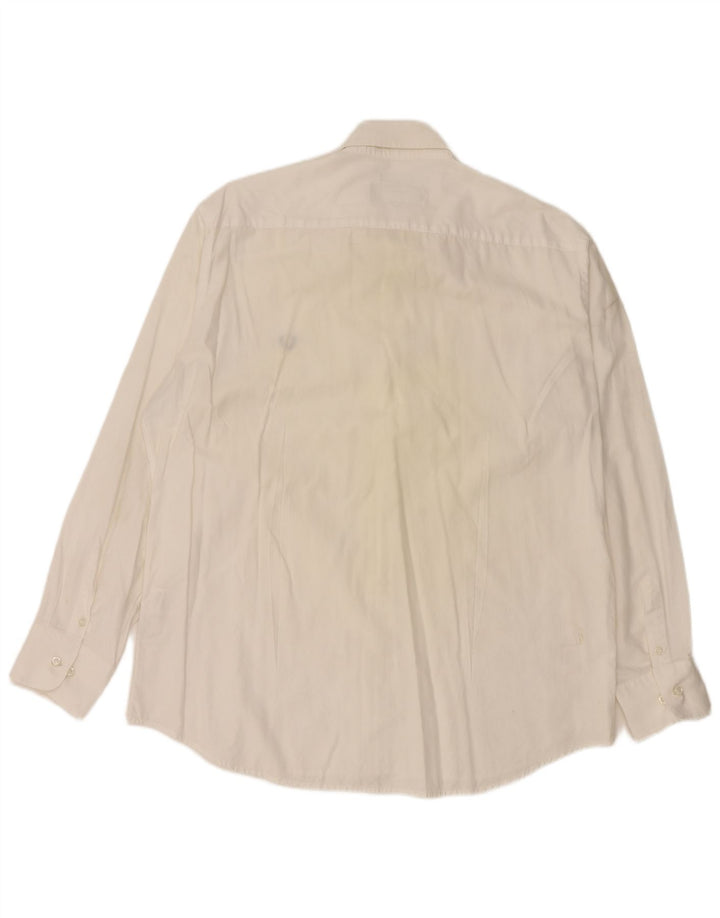 Cămașă Slim Fit FRED PERRY pentru bărbați, bumbac alb 2XL