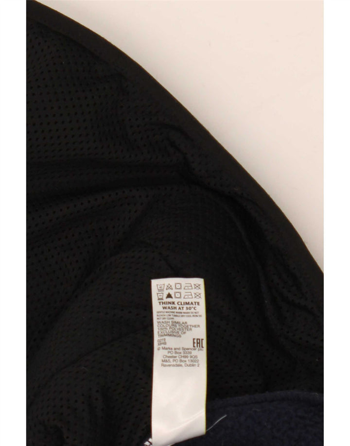 Jachetă fleece pentru bărbați Marks & Spencer UK 46 3XL bleumarin poliester