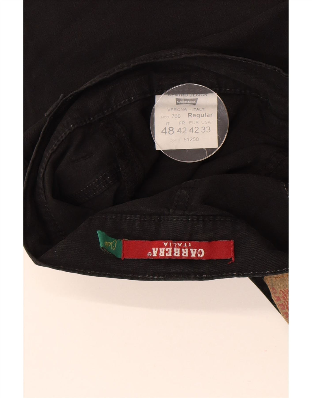 Pantaloni scurți casual pentru bărbați Carrera IT 48 Medium W30 Bumbac negru