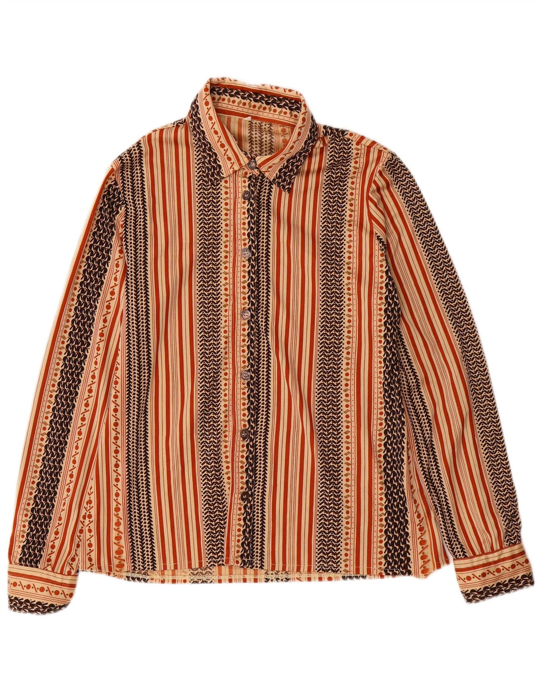 Cămașă de damă VINTAGE IT 50 XL Bej cu dungi