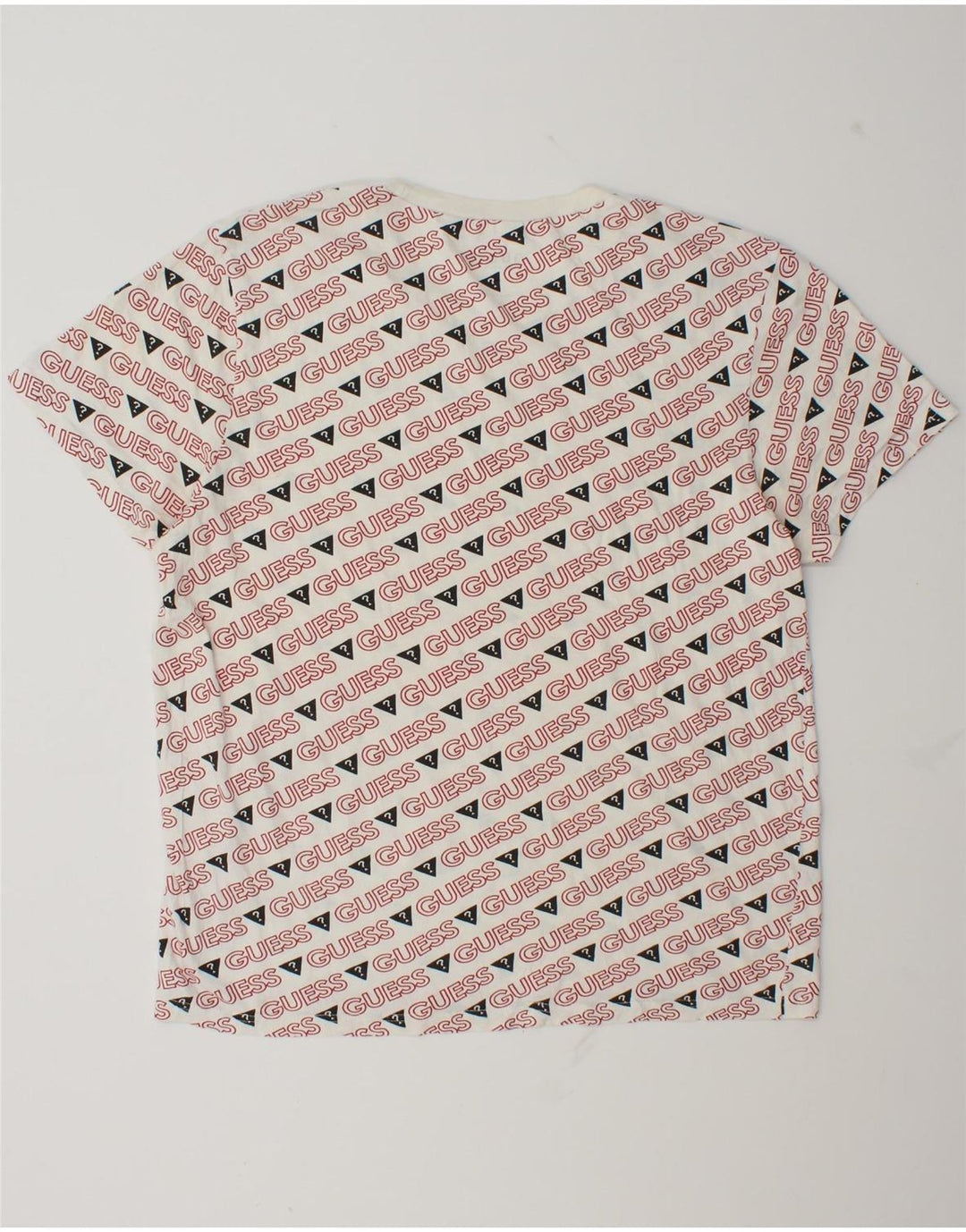 Tricou grafic Guess pentru bărbați Top mare alb