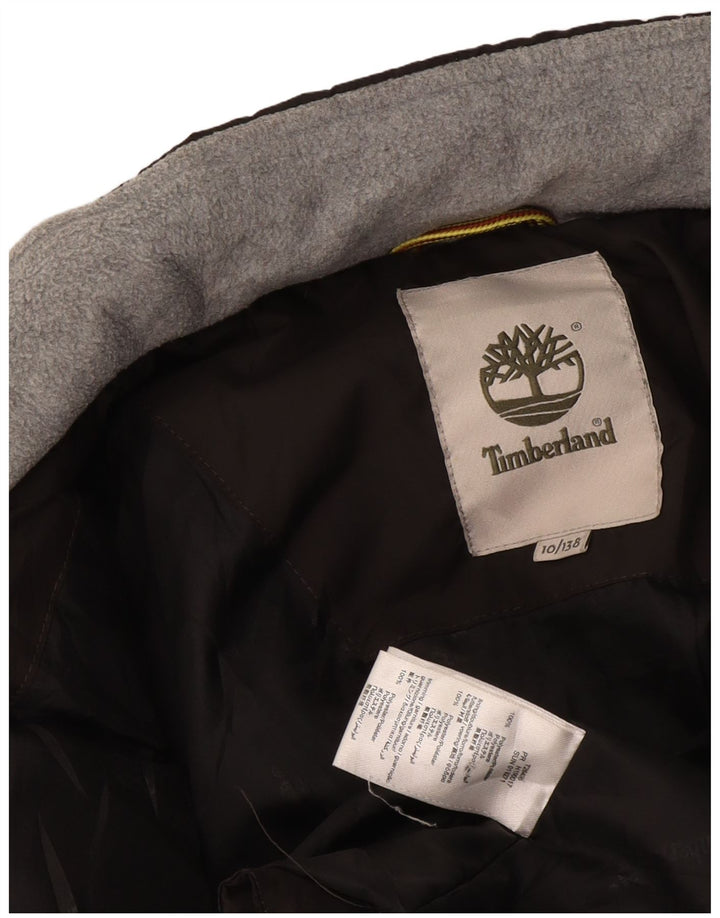 Jachetă căptușită pentru băieți Timberland 9-10 ani poliester negru