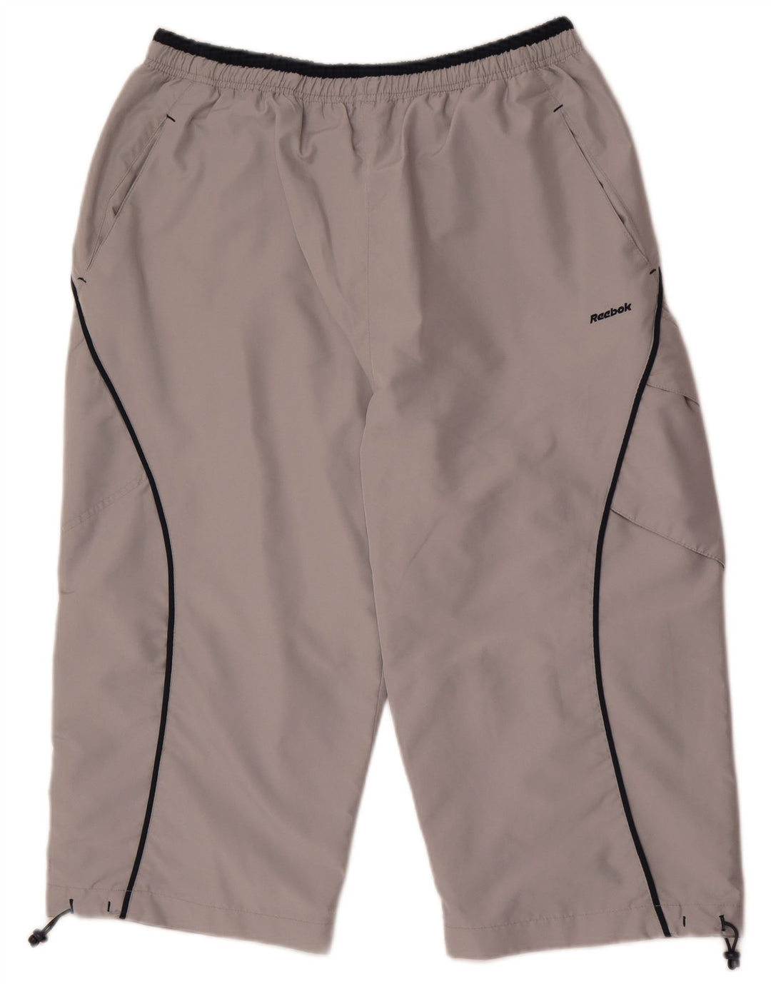 Pantaloni scurți sport Bermuda Reebok pentru bărbați, mari, gri din poliester