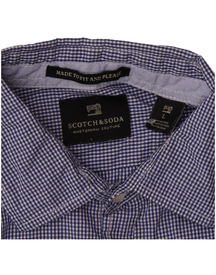 Cămașă pentru bărbați Scotch & Soda, mare, albastră
