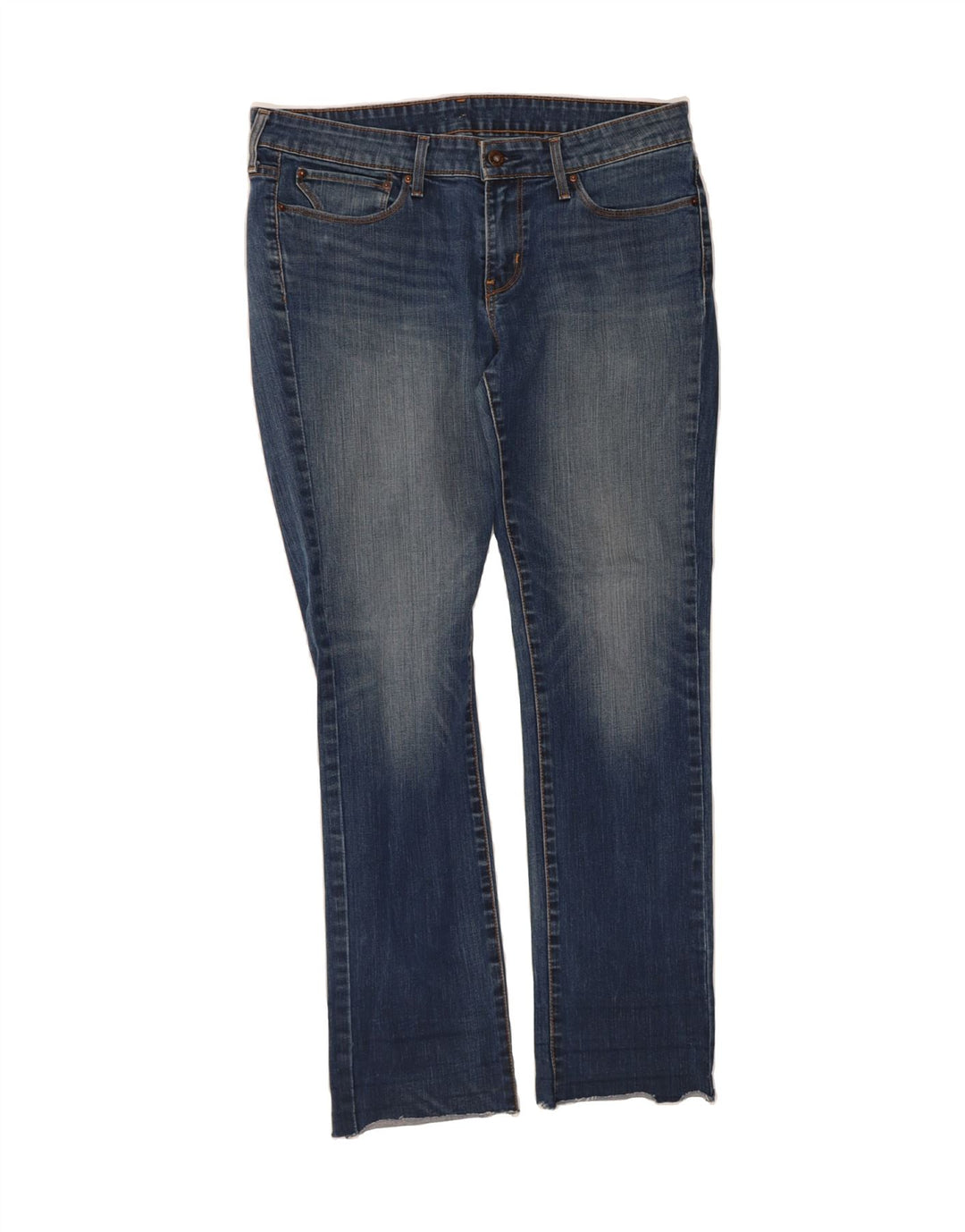 LEVI'S Womens Straight Jeans W31 L32 Blue Cotton Vintage Levi's and Second-Hand Levi's from Messina Hembry 