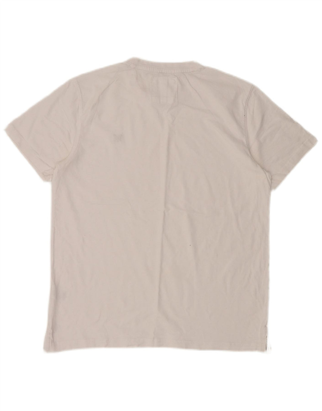 CREW CLOTHING Tricou pentru bărbați Top mare din bumbac alb