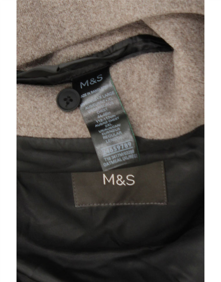 Palton pentru bărbați Marks & Spencer UK 42 XL Maro Poliester