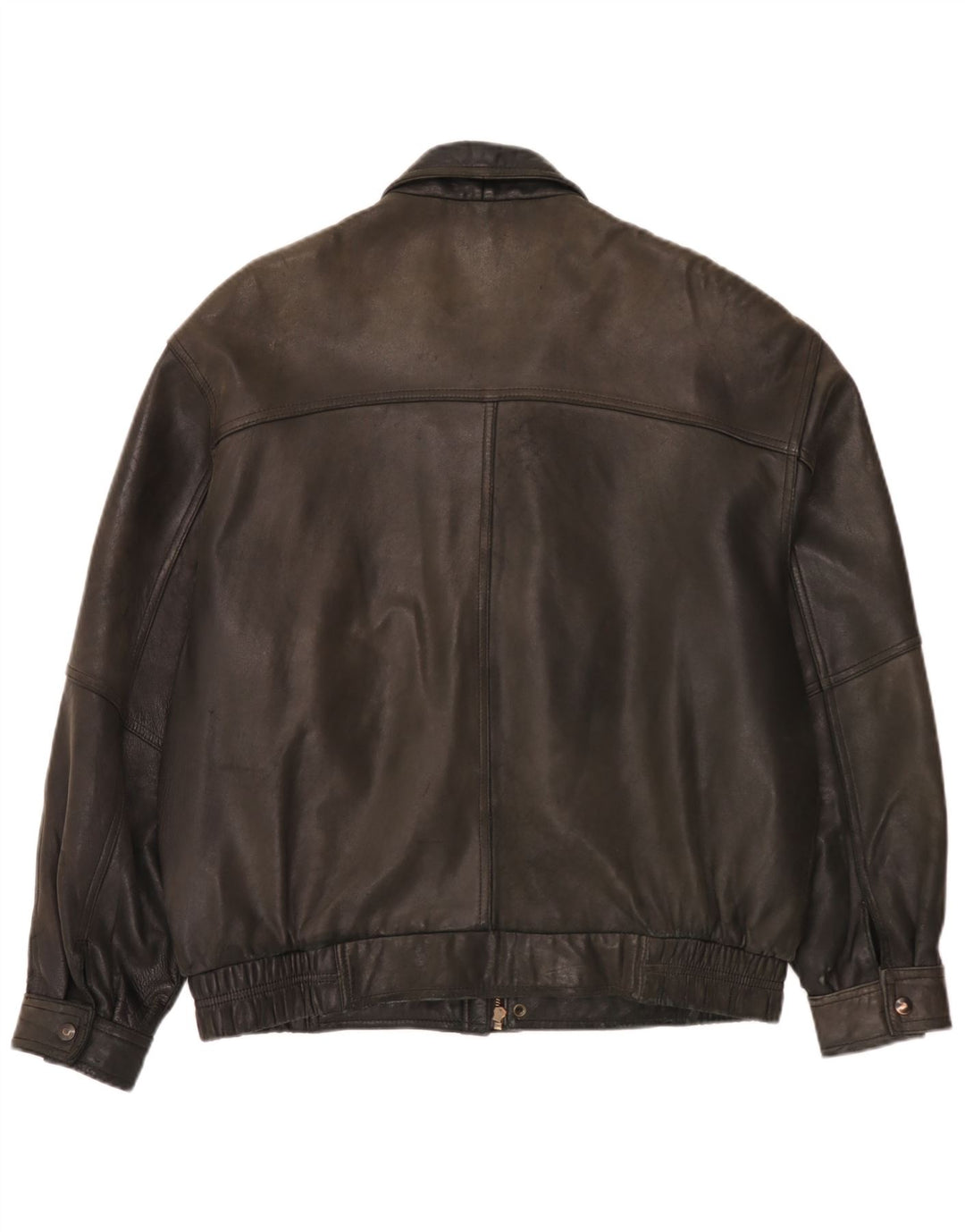 Jachetă de piele pentru bărbați Itallo UK 40 Large Black