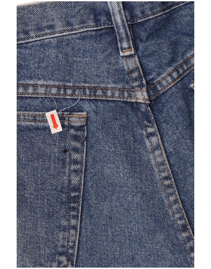 Pantaloni scurți din denim pentru femei Wrangler W34, bumbac albastru mare