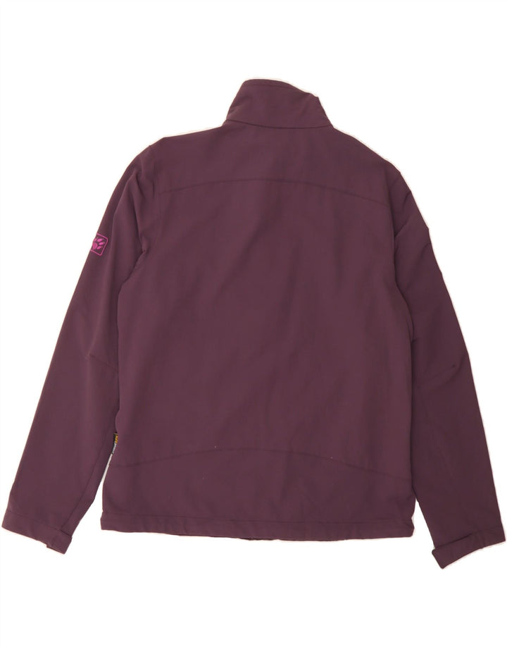 JACK WOLFSKIN Womens Tracksuit Top Jacket UK 16 Large Purple Vintage Jack Wolfskin and Second-Hand Jack Wolfskin from Messina Hembry 