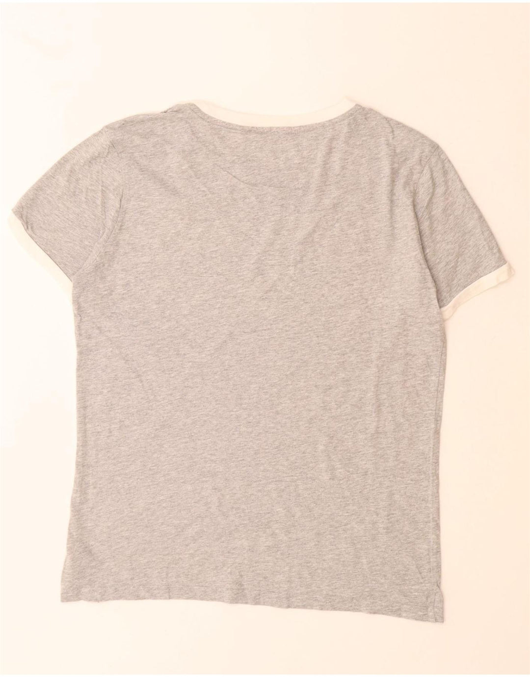 TOMMY HILFIGER Tricou grafic pentru bărbați Top mic, gri, bumbac color bloc