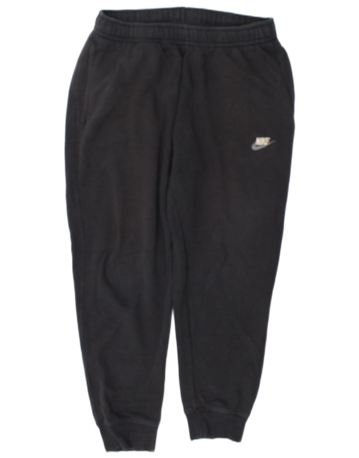 Pantaloni de trening Nike pentru bărbați Joggeri, bumbac mediu negru