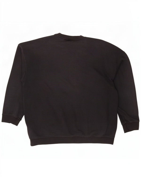Hanorac grafic pentru bărbați Adidas Jumper mare, negru, bumbac