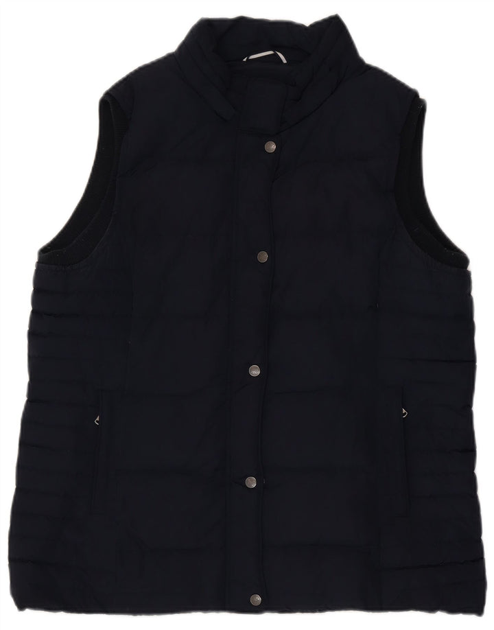 Crew Clothing Vestă obișnuită pentru femei UK 16 Poliester mare bleumarin