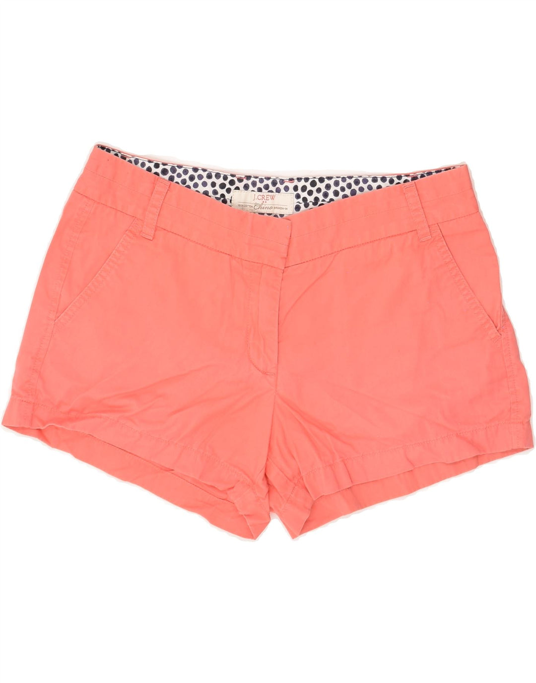J. CREW Womens Broken In Chino Shorts W30 Medium Pink Cotton Vintage J. Crew and Second-Hand J. Crew from Messina Hembry 