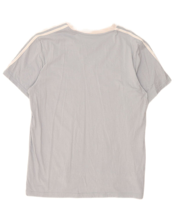 Tricou Adidas Femei Top UK 16/18 Large Blue Bumbac