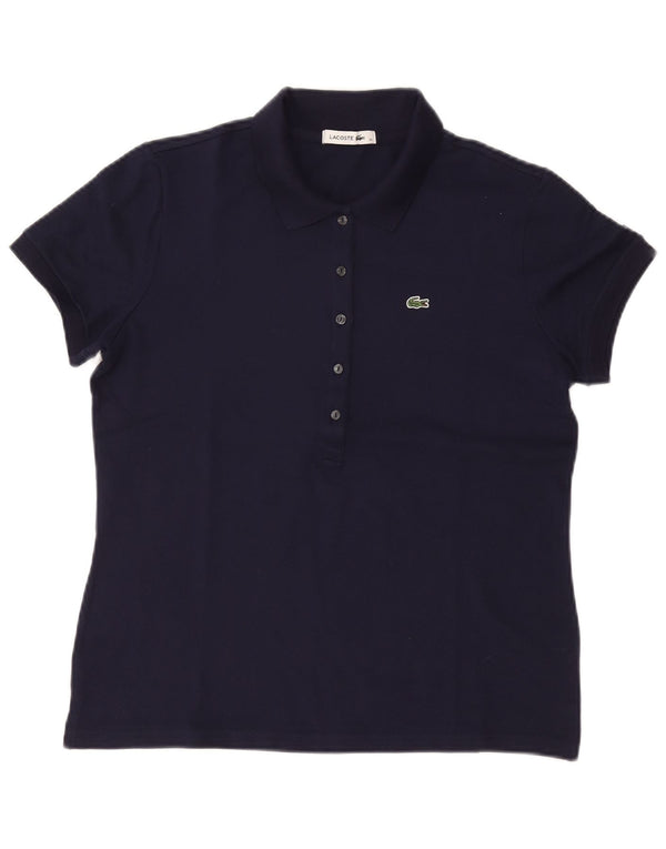 Tricou polo LACOSTE pentru femei Mărimea 46 XL Bumbac bleumarin