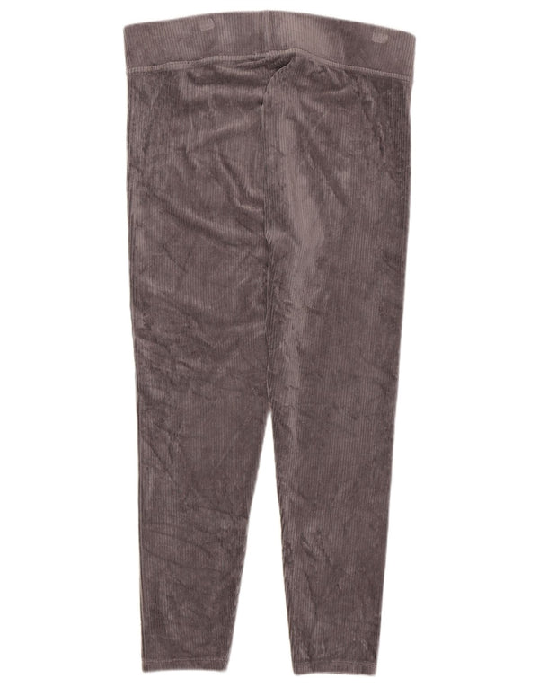 Leggings din catifea pentru femei Marks & Spencer UK 14 mare bumbac gri