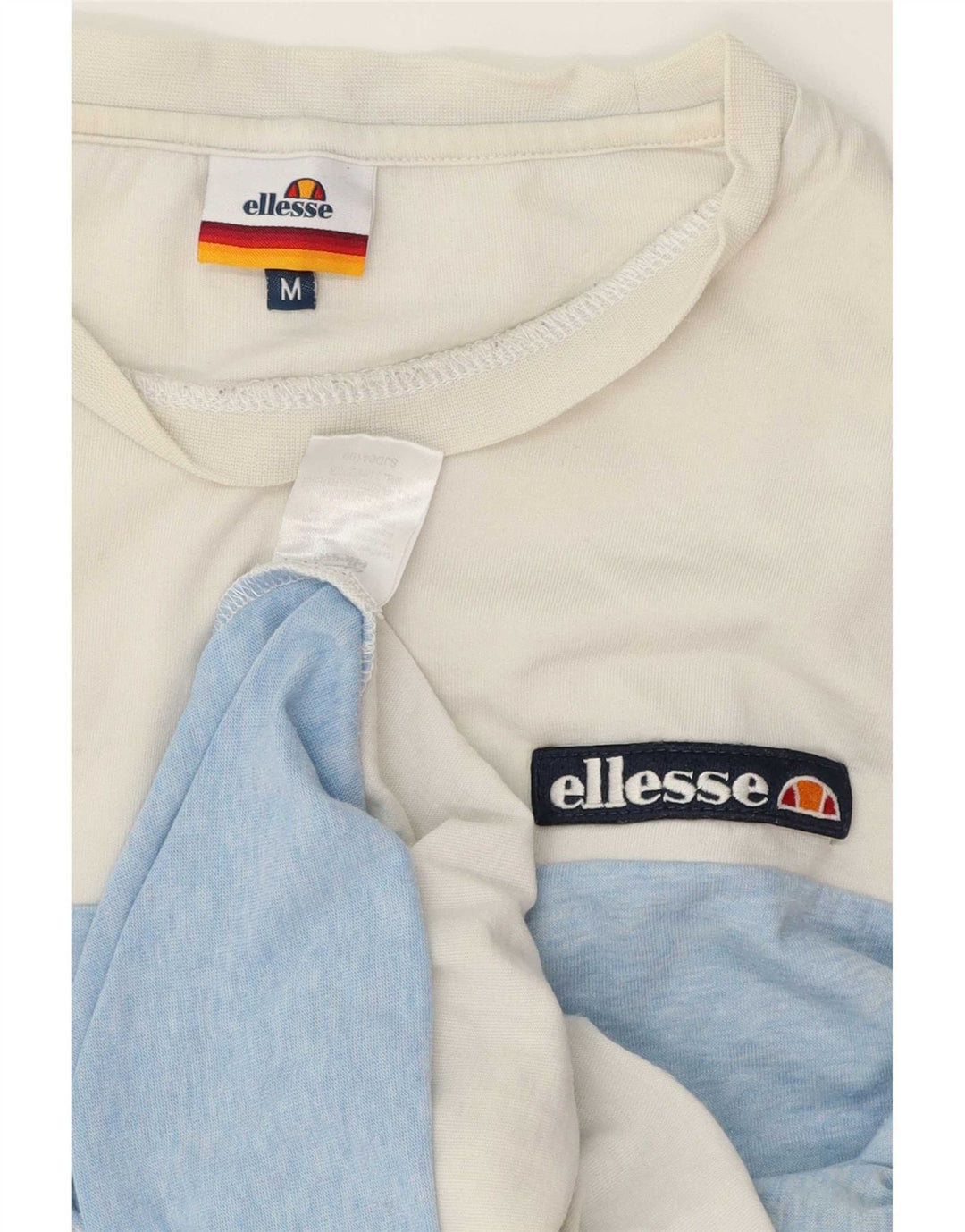 Tricou pentru bărbați Ellesse Top Medium White Colorblock Bumbac