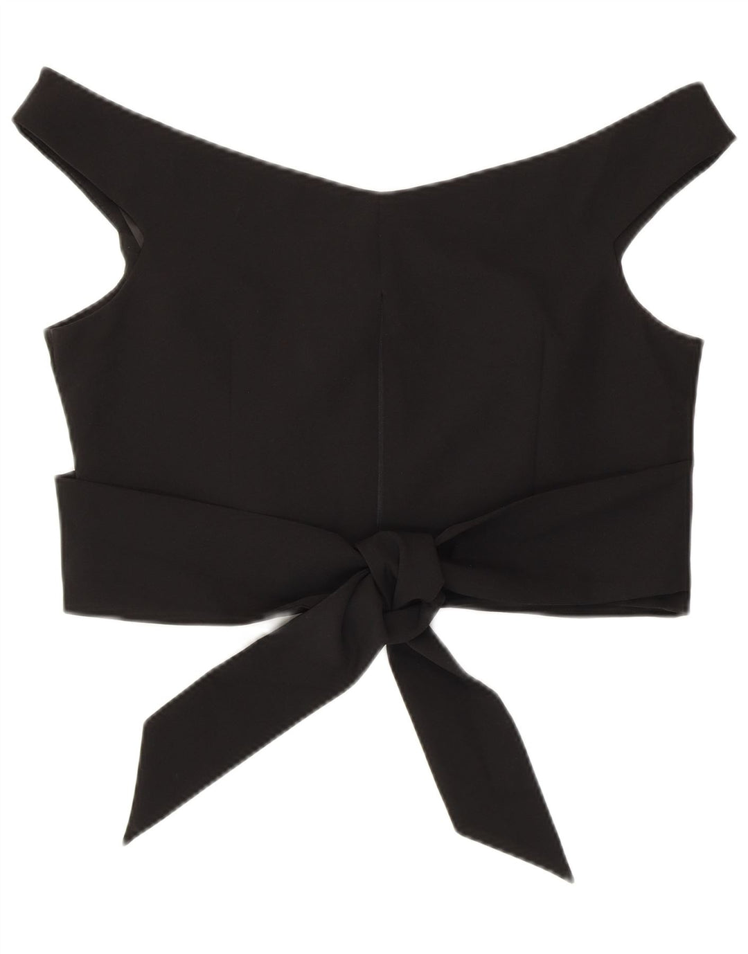 Coasta pentru femei Crop Off Shoulder UK 16 Poliester negru mare
