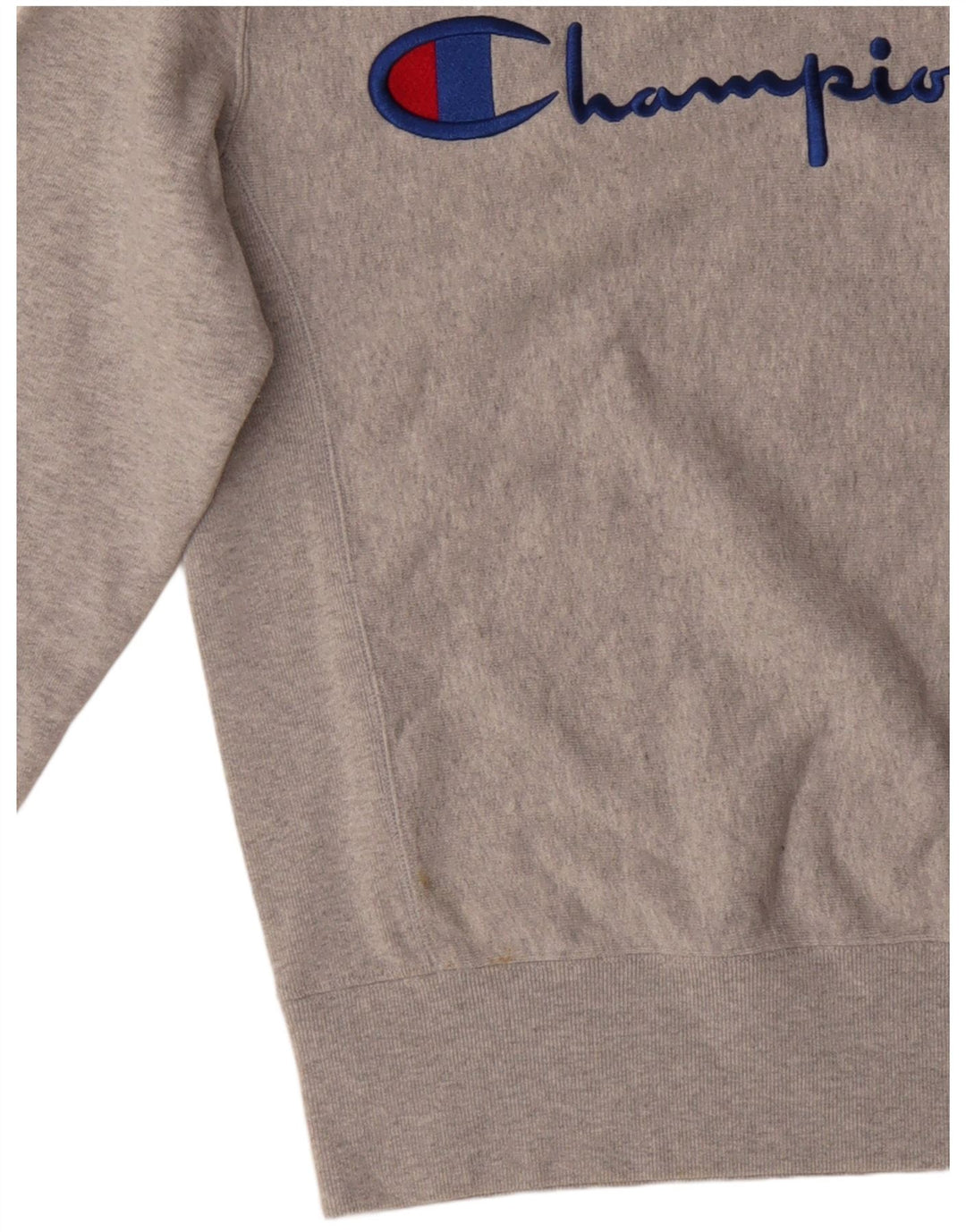 Chanorac grafic pentru bărbați Champion Pulover mic, gri, bumbac cu pete