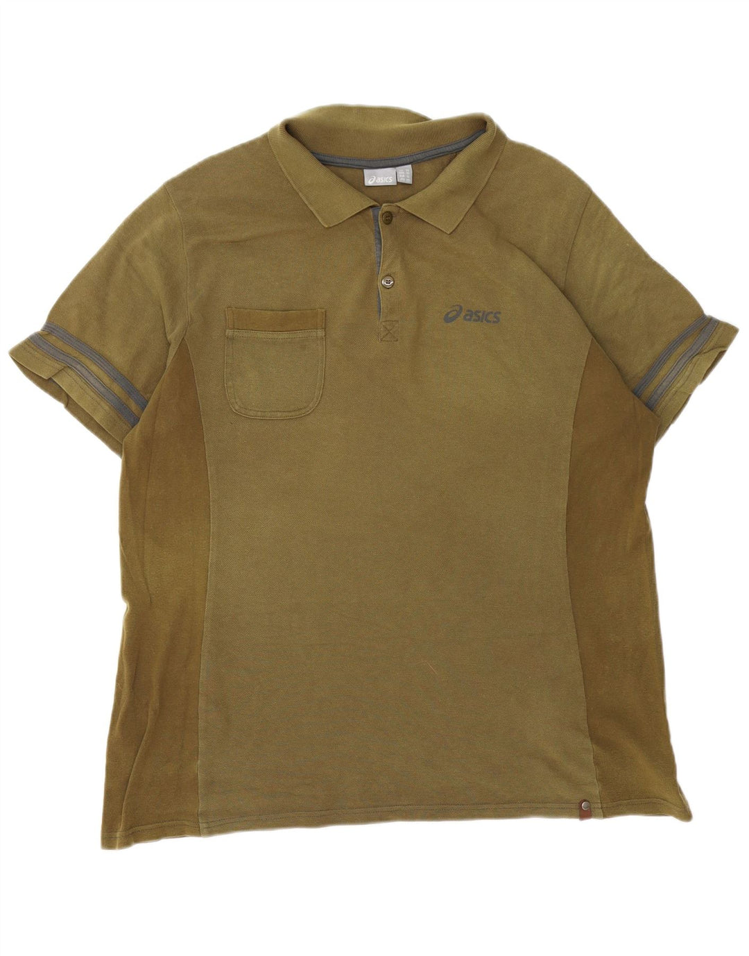 Tricou polo pentru bărbați Asics XL bumbac kaki
