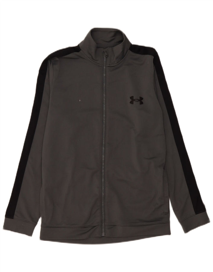 Jachetă de trening pentru bărbați Under Armour, gri mediu, poliester color bloc