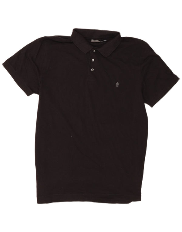 Tricou polo pentru bărbați French Connection XL, bumbac negru