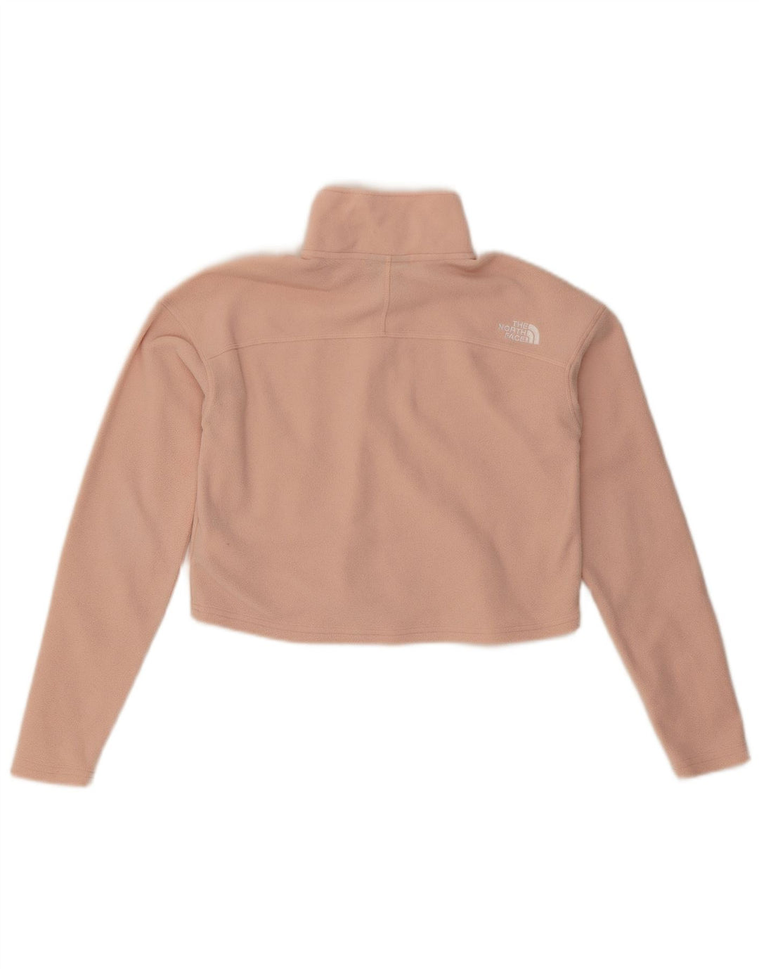 The NORTH FACE Pulover oversize din lână, cu fermoar și cu fermoar, UK 6 XS, roz