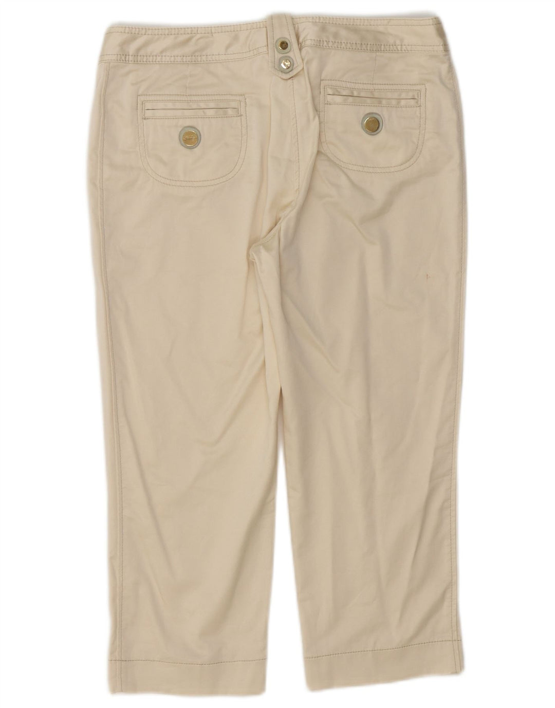 Pantaloni Capri Fay pentru femei IT 44 Medium W30 L20 Bumbac alb