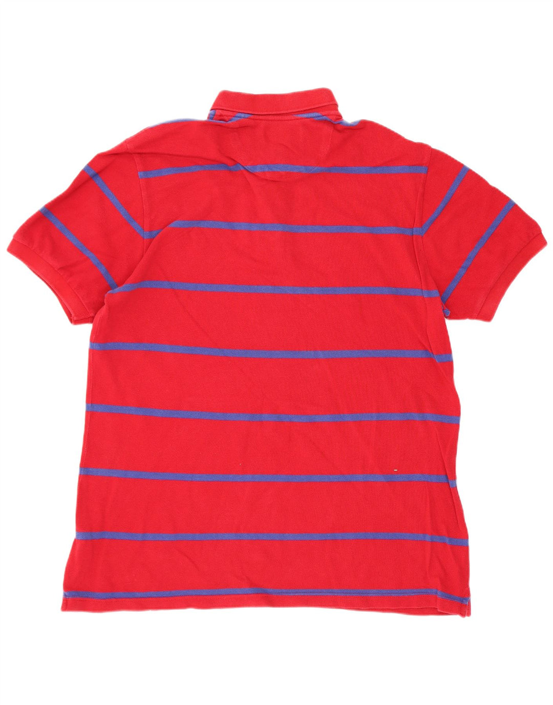 Cămașă polo pentru bărbați Chaps, bumbac cu dungi roșii medii