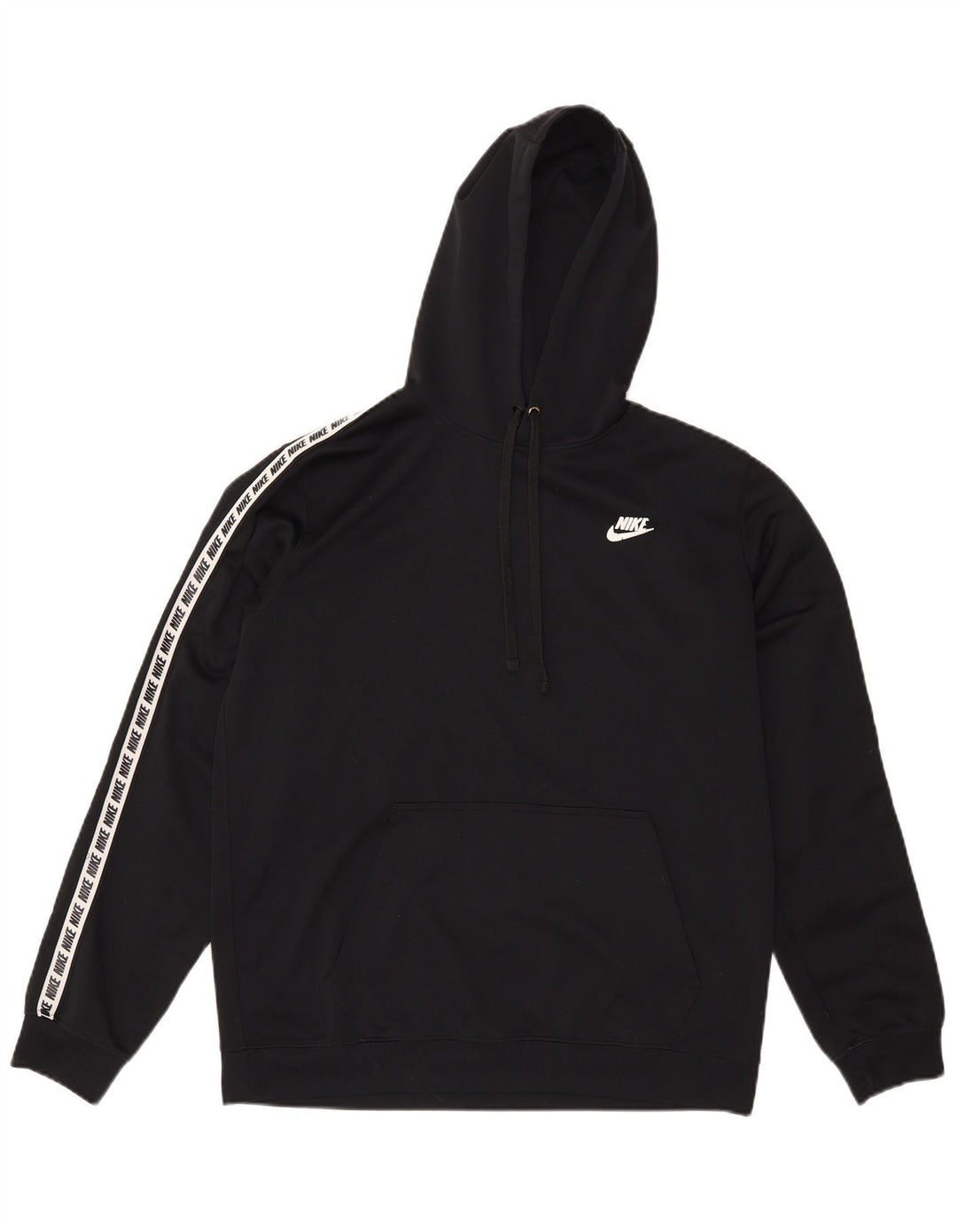 Pulover Nike Grafic pentru bărbați, poliester mediu negru
