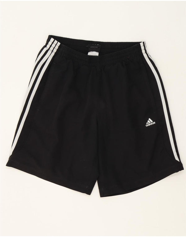 Pantaloni scurți sport pentru bărbați Adidas Climalite, poliester mediu negru