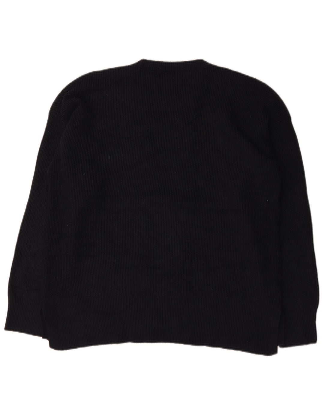 Pulover pentru bărbați Marks & Spencer cu gât crew pulover mare, bleumarin, viscoză