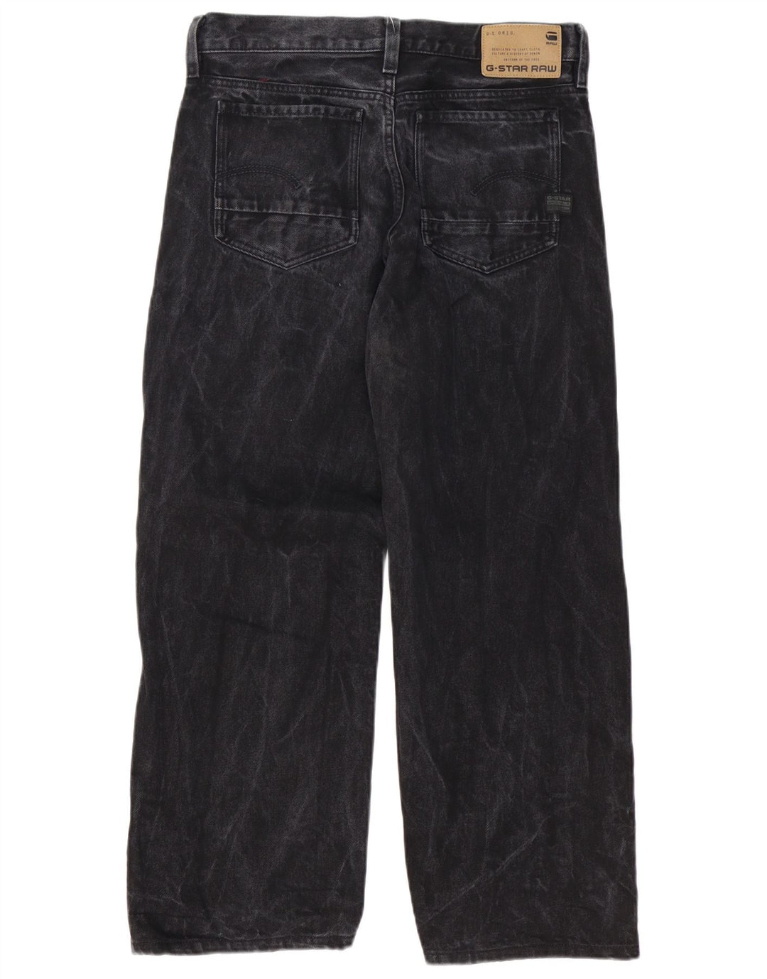 Blugi largi pentru femei G-Star W32 L28 bumbac negru