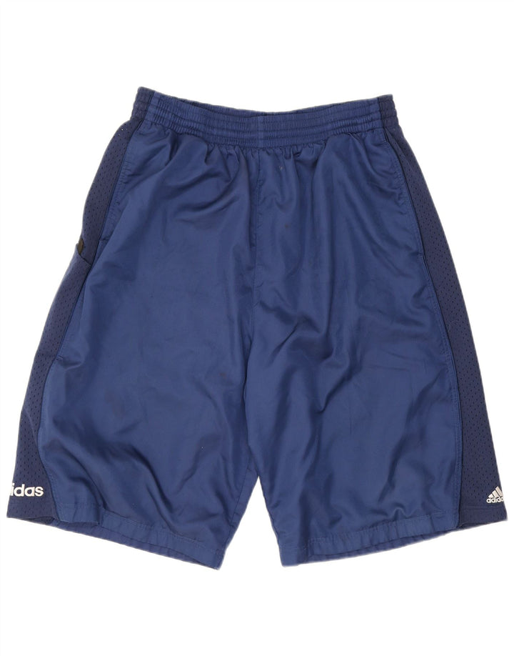 Pantaloni scurți sport pentru bărbați Adidas, mari, albastru, poliester