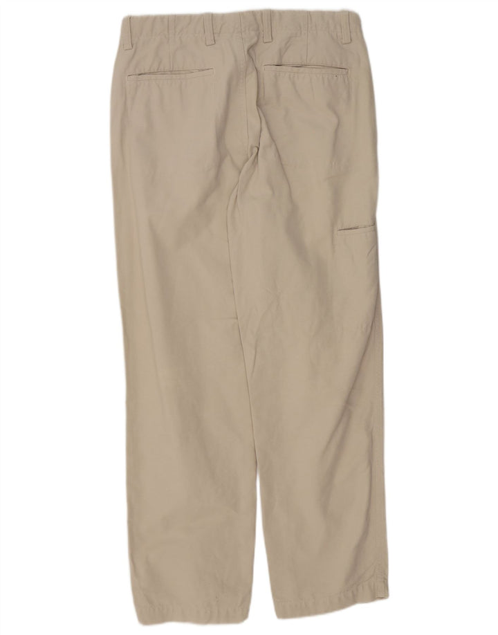 Massimo Dutti Pantaloni Chino Drepți Bărbați EU 40 Mediu L31 L30 Bej