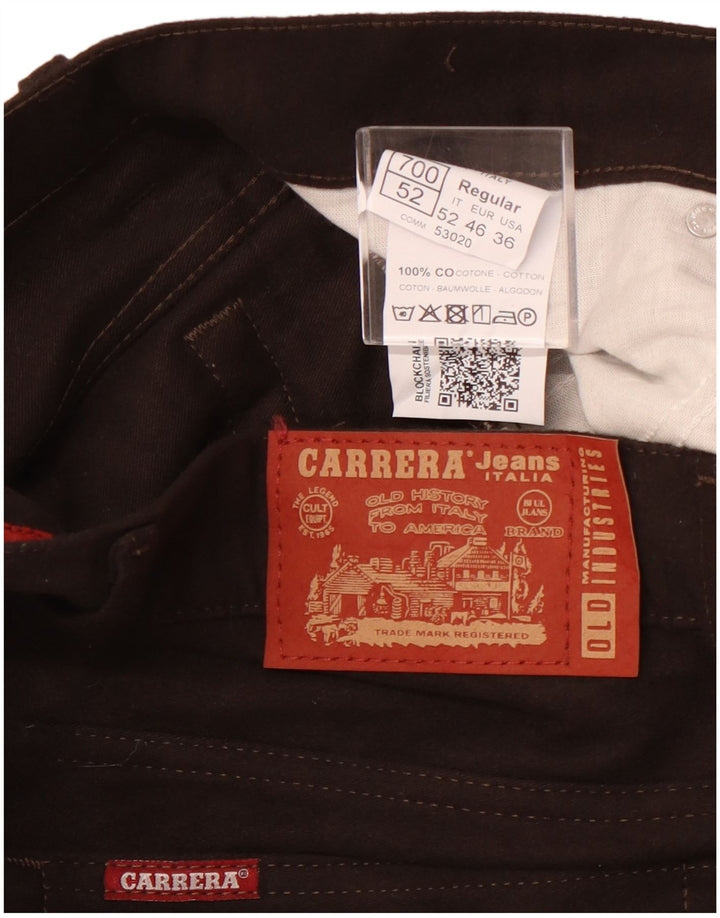 CARRERA Pantaloni casual conici pentru femei W36 L34 bumbac maro