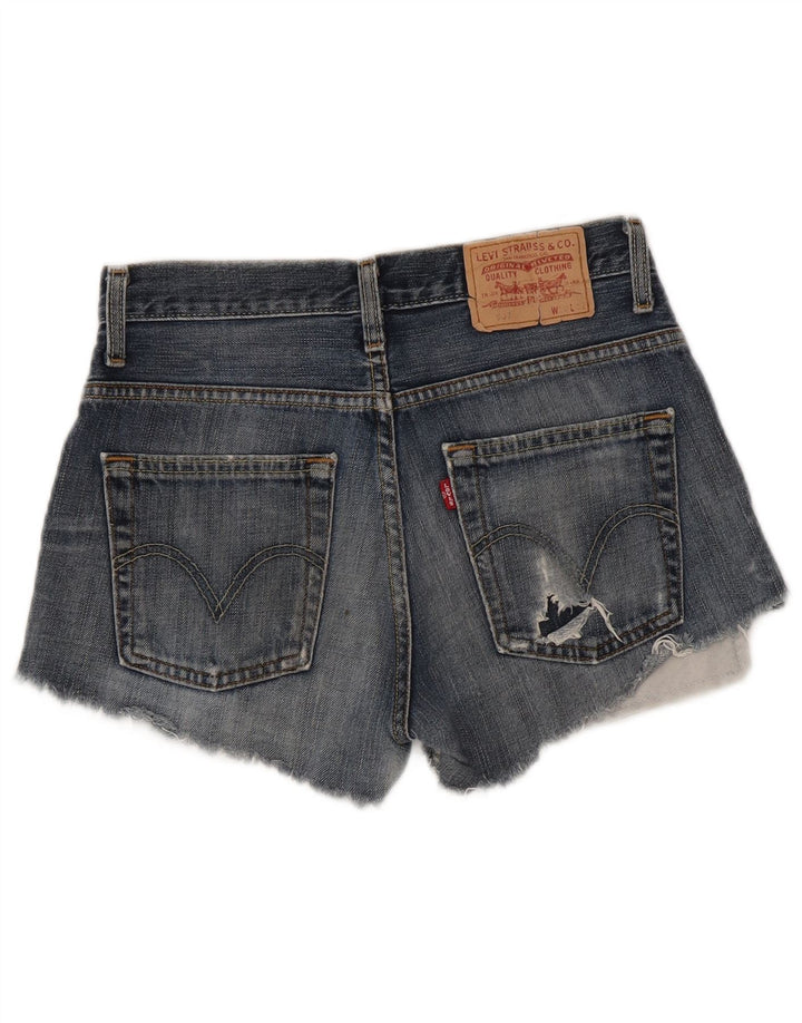 Pantaloni scurți Levi's 507 Denim W29, bumbac albastru mediu