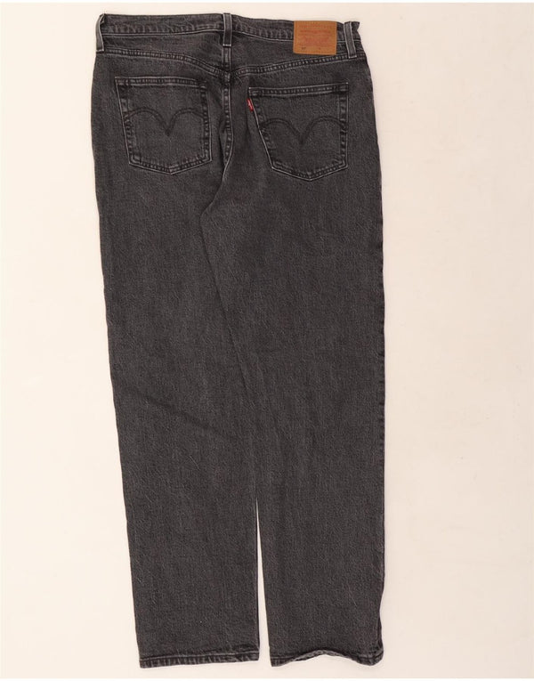 Blugi drepti 501 pentru femei LEVI'S W32 L30 bumbac gri