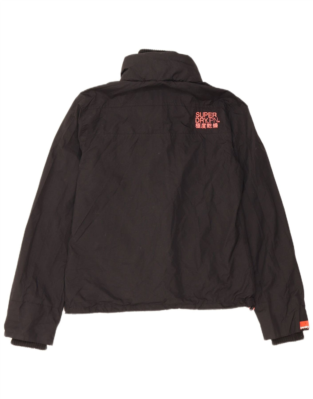 Jachetă Windbreaker pentru femei Superdry The Windcheater UK 16, mare, negru, nailon