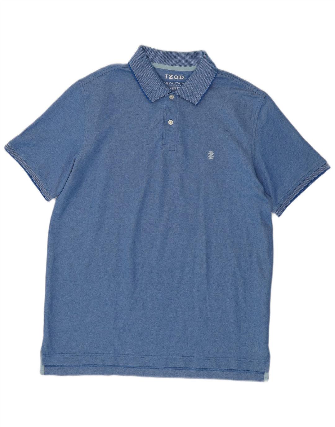 Tricou polo IZOD pentru bărbați, bumbac albastru mediu