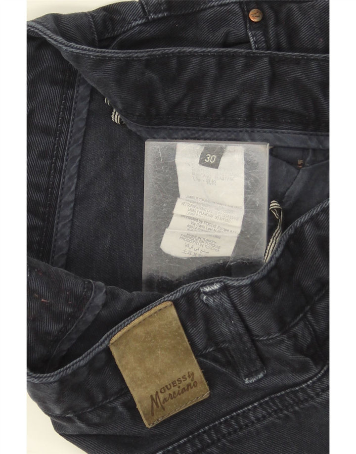 Blugi slim pentru bărbați Guess W30 L33 bumbac bleumarin