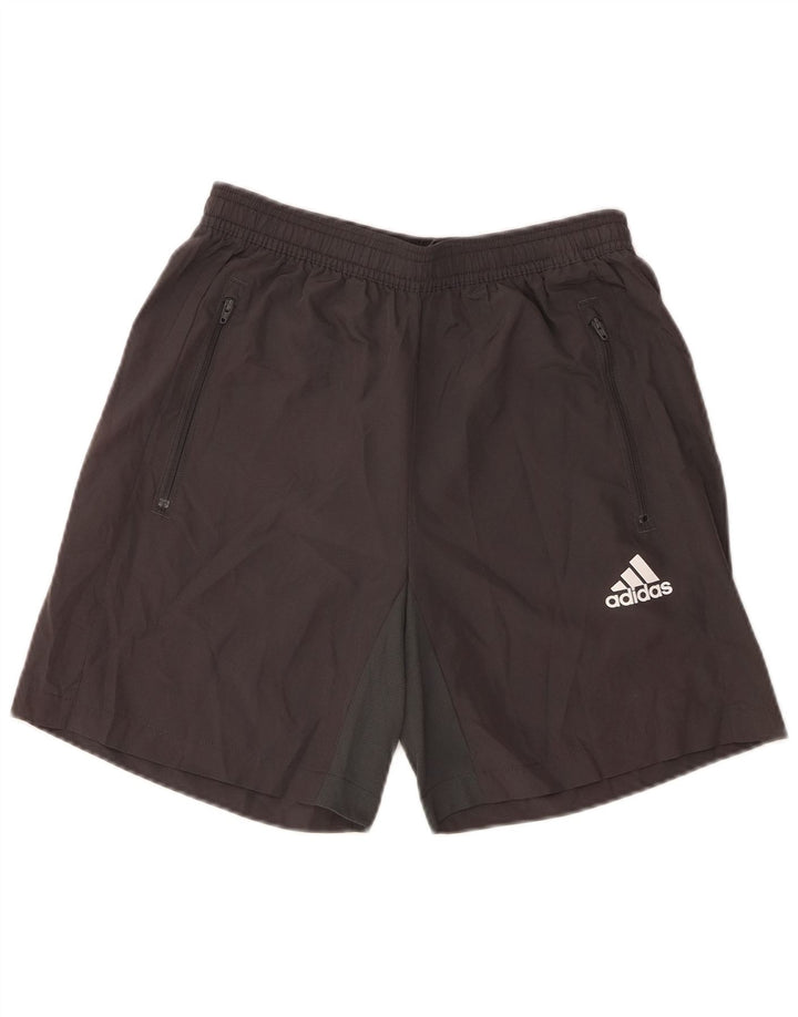 Pantaloni scurți sport Aeroready Adidas pentru bărbați, poliester mici, gri