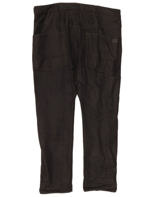 Blugi G-Star Cargo Tapered pentru bărbați W36 L28 bumbac negru