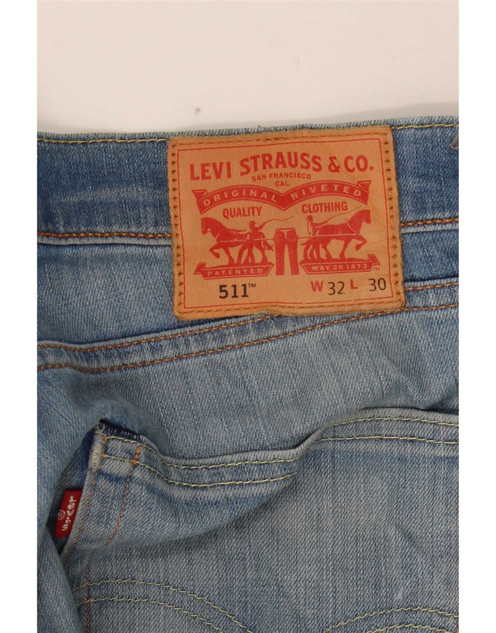 Blugi Levi's 511 Slim pentru bărbați W32 L30 Bumbac albastru