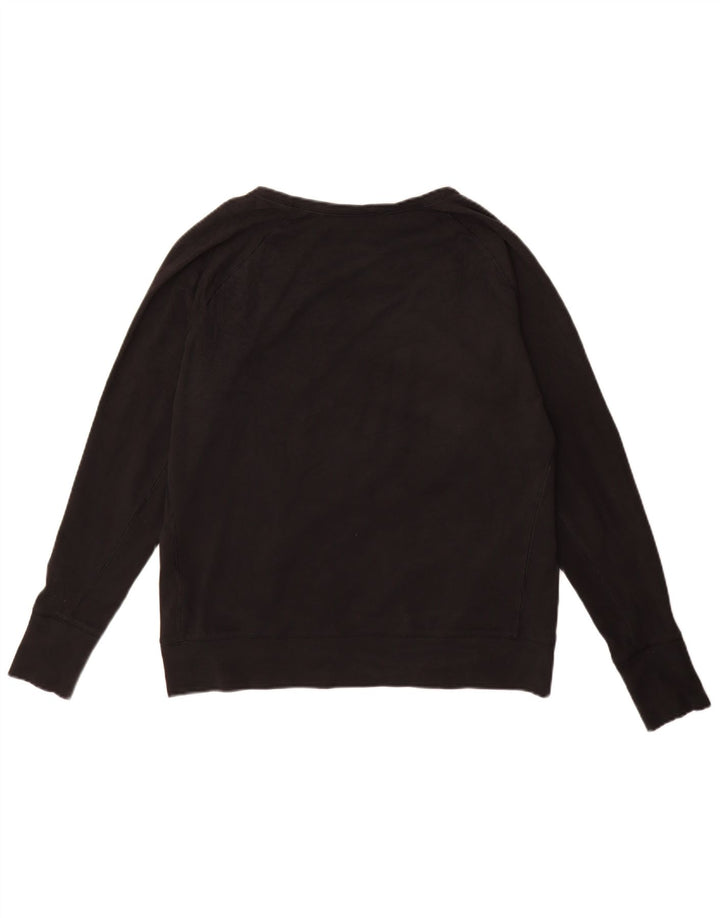 Pulover NIKE Dri Fit Graphic Oversized pentru femei UK 14 Medium Negru