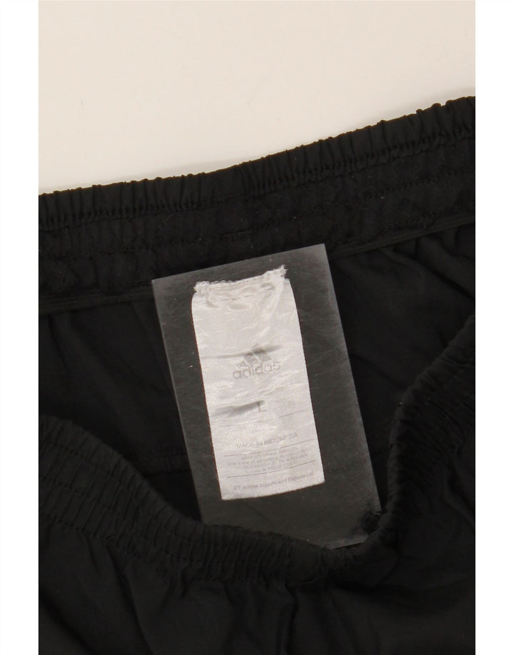ADIDAS Mens Sport Shorts Large  Black Polyester Vintage Adidas and Second-Hand Adidas from Messina Hembry 